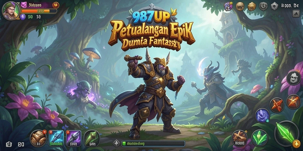 Screenshot gameplay 987UP dengan suasana petualangan yang menegangkan.