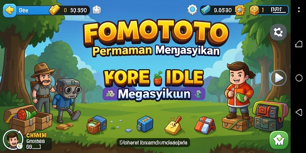 Tampilan gameplay FOMOTOTO yang menarik dan interaktif.