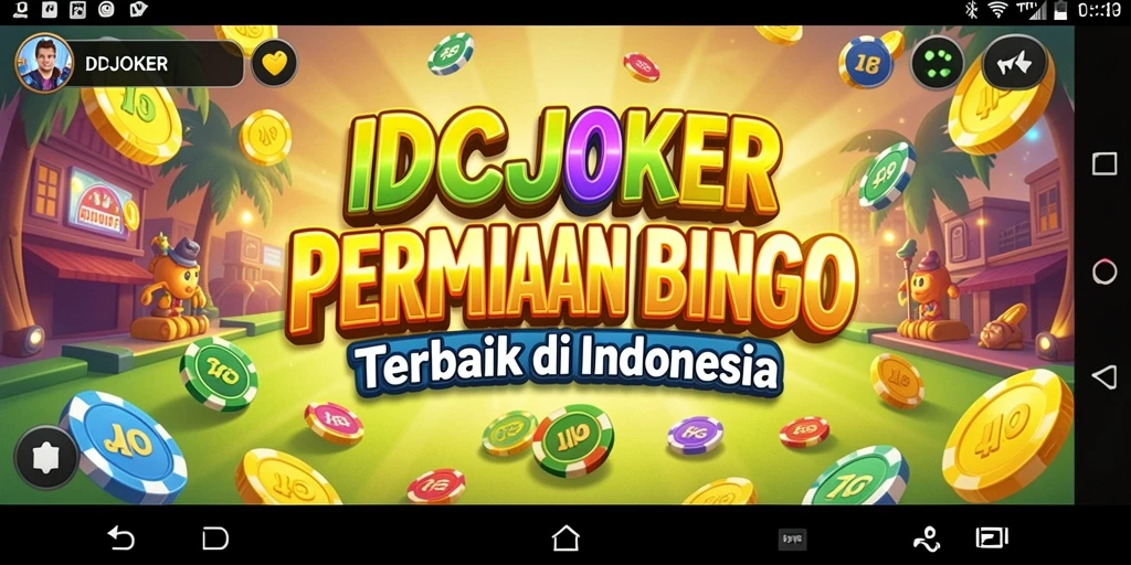 Tampilan seru permainan Bingo di IDCJOKER.