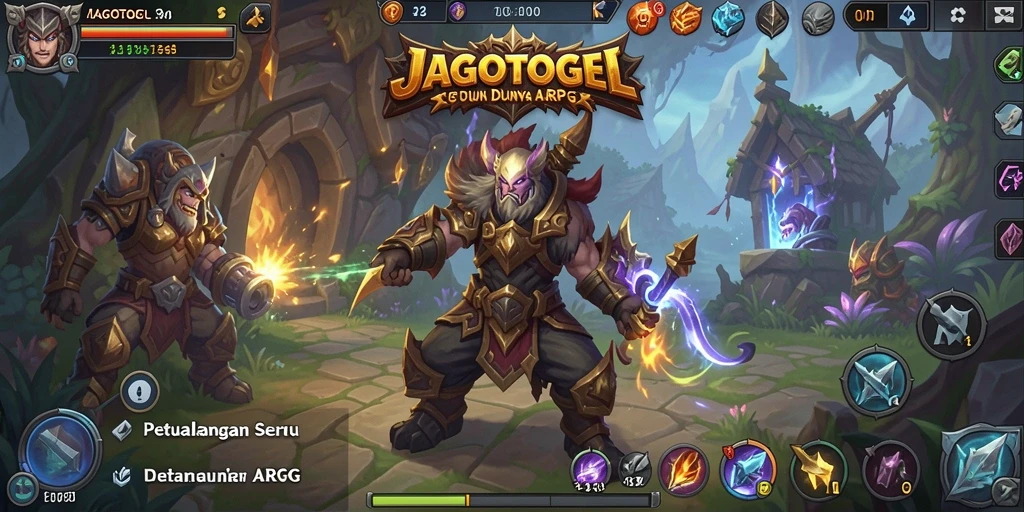 Tampilan gameplay seru dalam JAGOTOGEL dengan aksi ARPG yang mendebarkan.