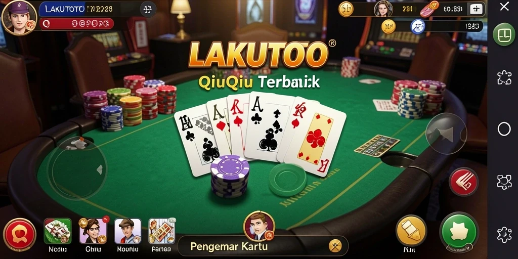 Screenshot gameplay LAKUTOTO QiuQiu yang menegangkan.