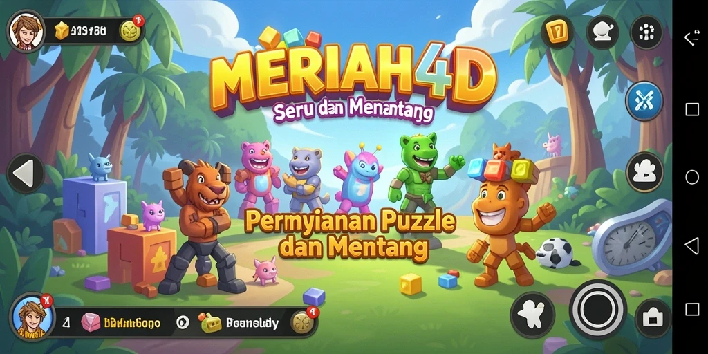 Tampilan gameplay seru dan menantang dari MERIAH4D.