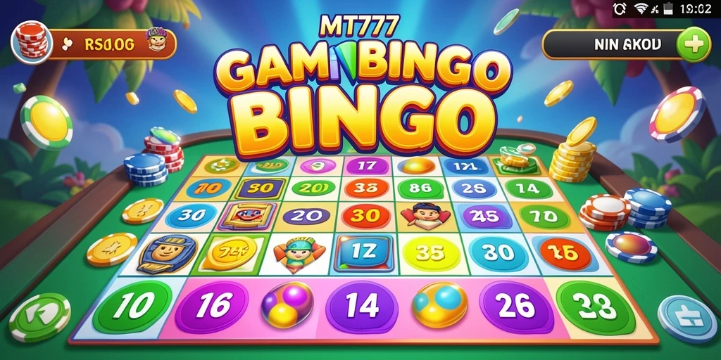Tampilan gameplay seru dari MT777 saat bermain Bingo.