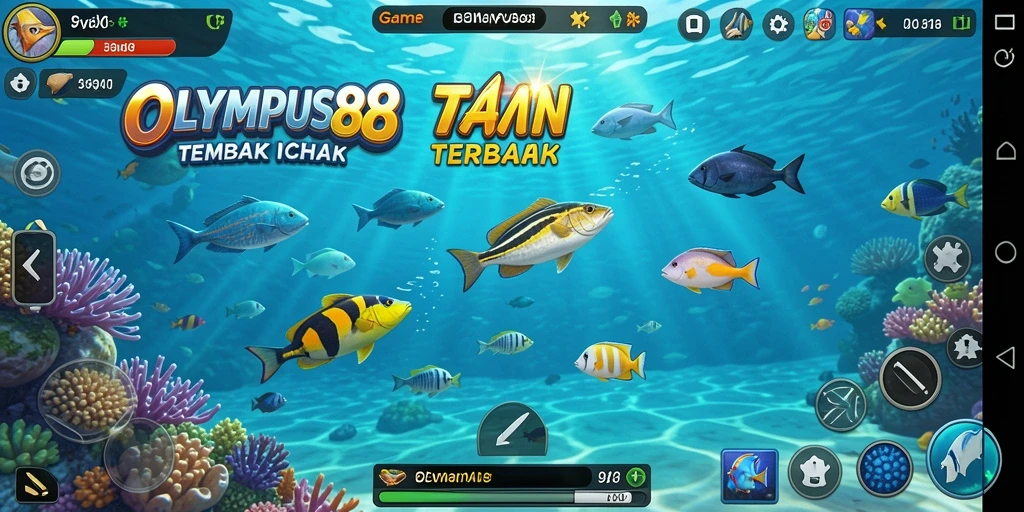 Screenshot OLYMPUS88 menampilkan aksi seru dalam Tembak Ikan.