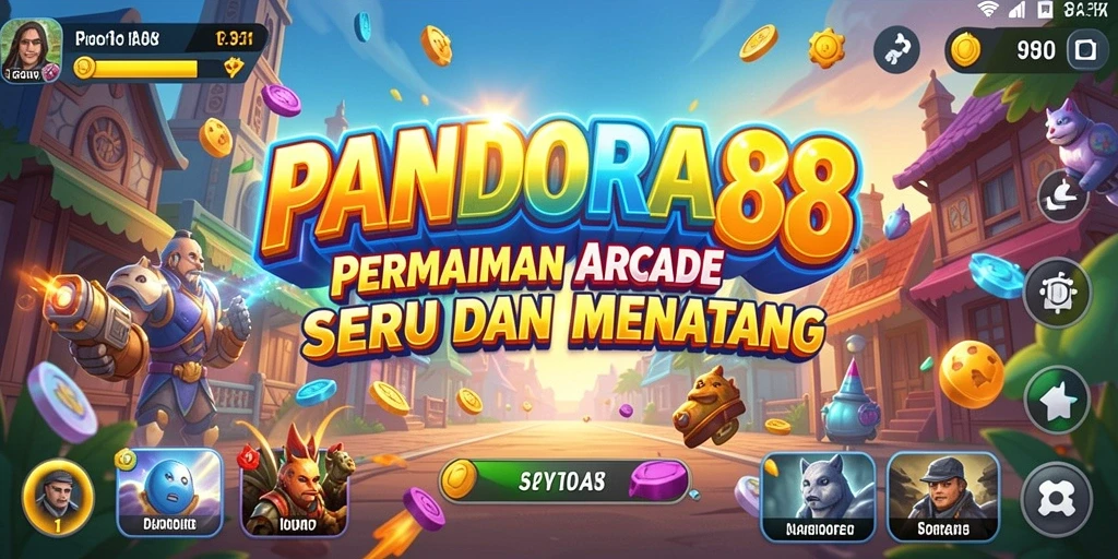 Tampilan gameplay PANDORA88 yang penuh aksi di layar.
