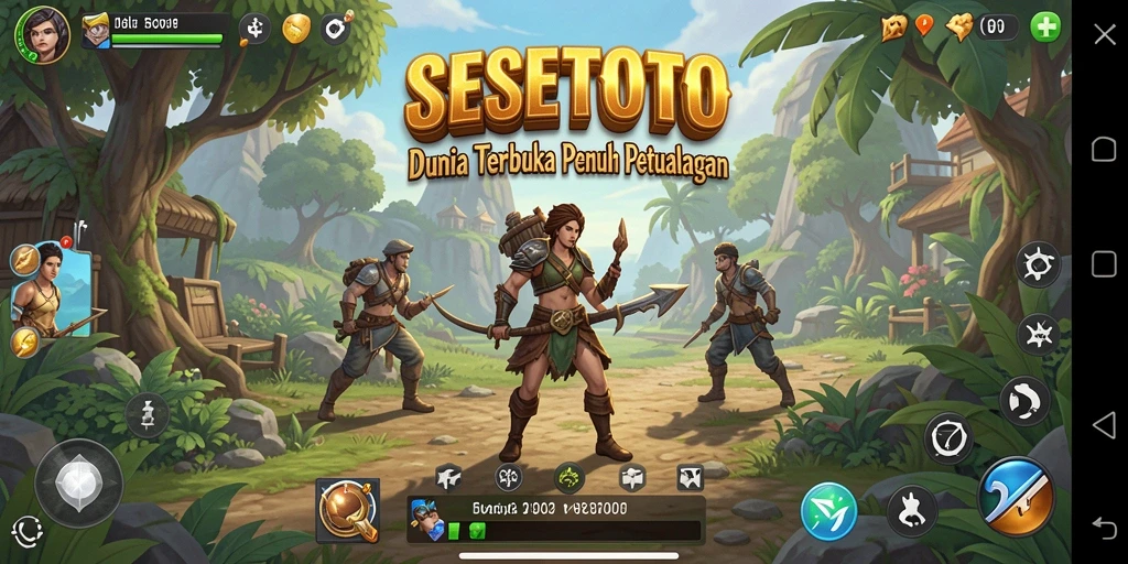 Tangkapan layar SESETOTO menampilkan petualangan mendebarkan di dunia terbuka.