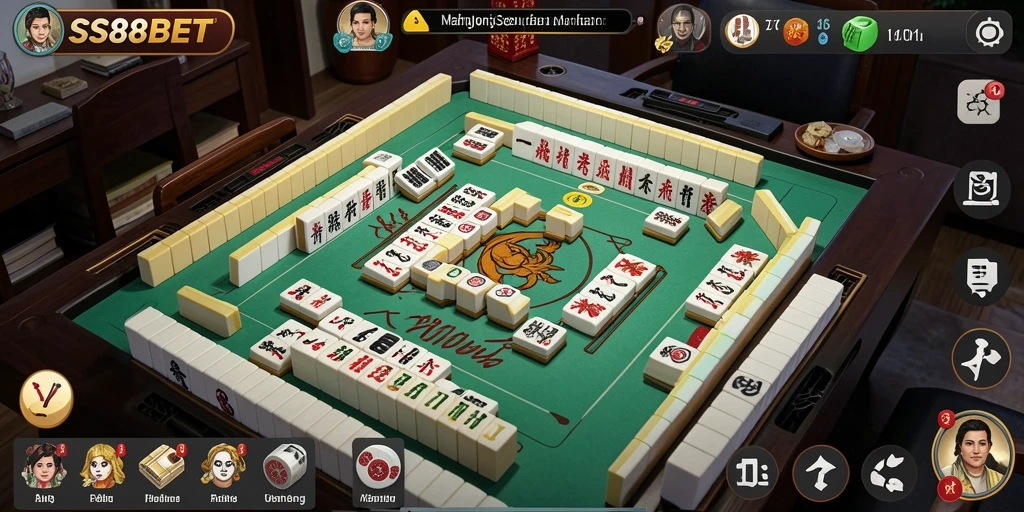 Tampilan gameplay Mahjong yang menarik dan menantang di SS88BET.