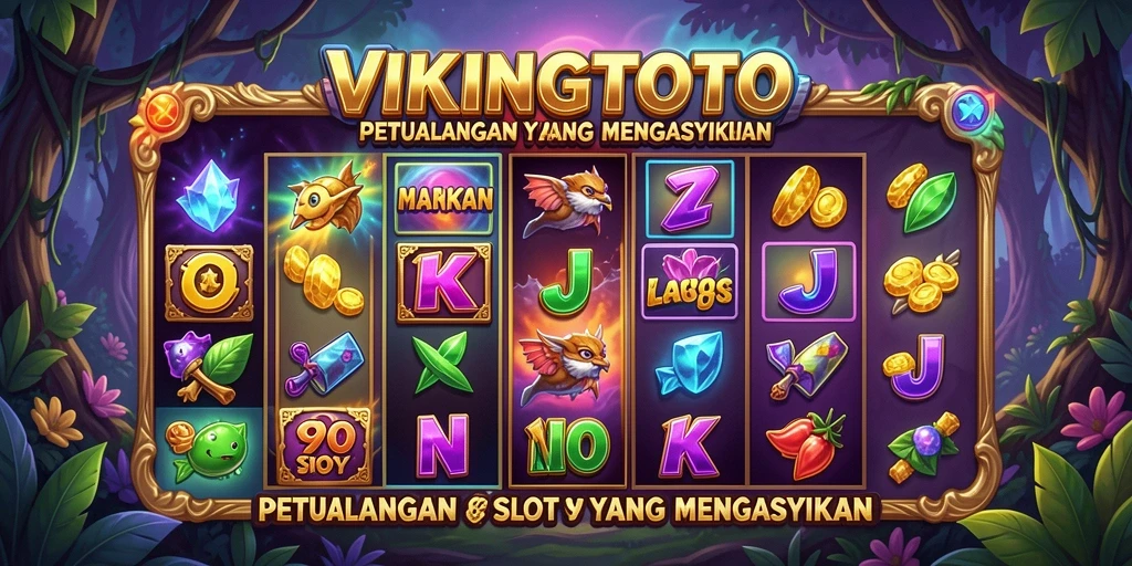 Screenshot gameplay VIKINGTOTO dengan tema Slot yang menarik.