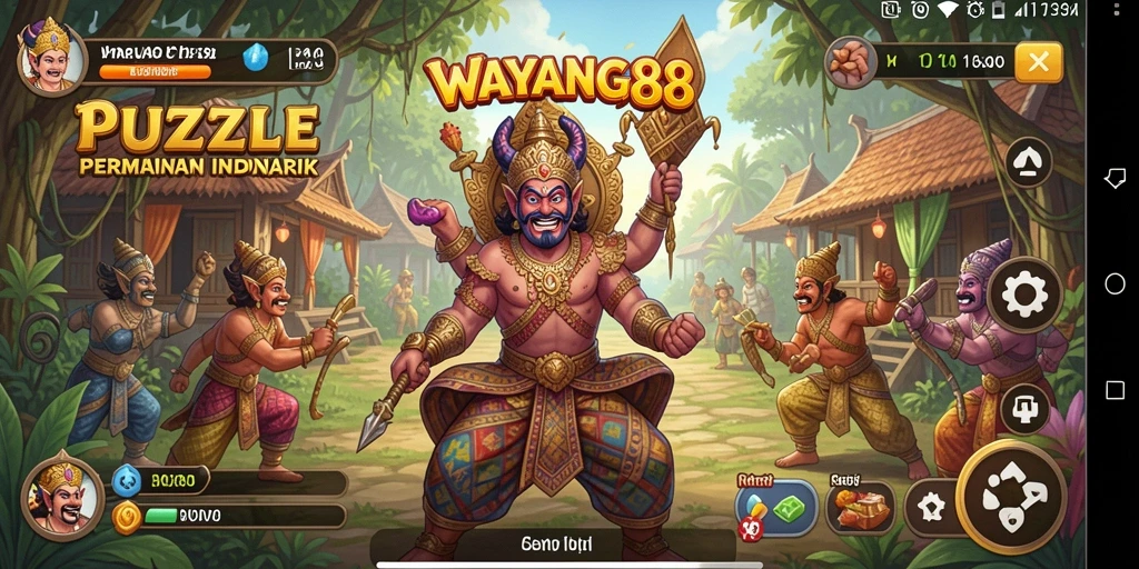 Tampilan gameplay <strong>WAYANG88</strong> yang mengasyikkan dan penuh warna.